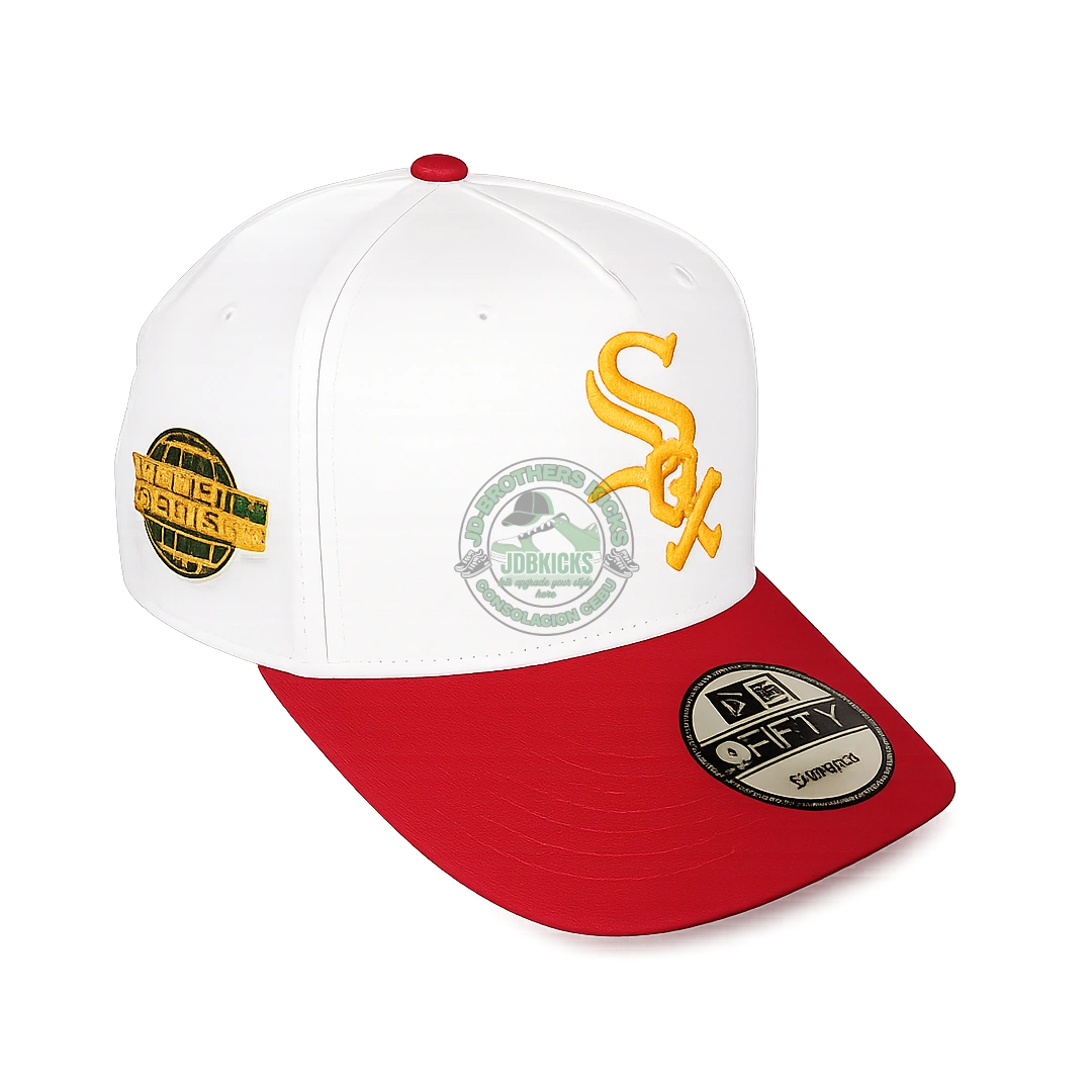Chicago White Sox 9FIFTY Snapback Cap – White/Red Edition